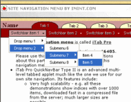 iTab Pro QuickNavBar screenshot